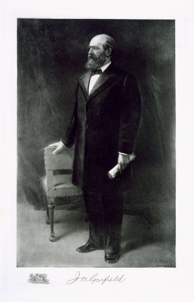 James A. Garfield, 20th President of the United States of America, pub. 1901 by Eliphalet Frazer Andrews